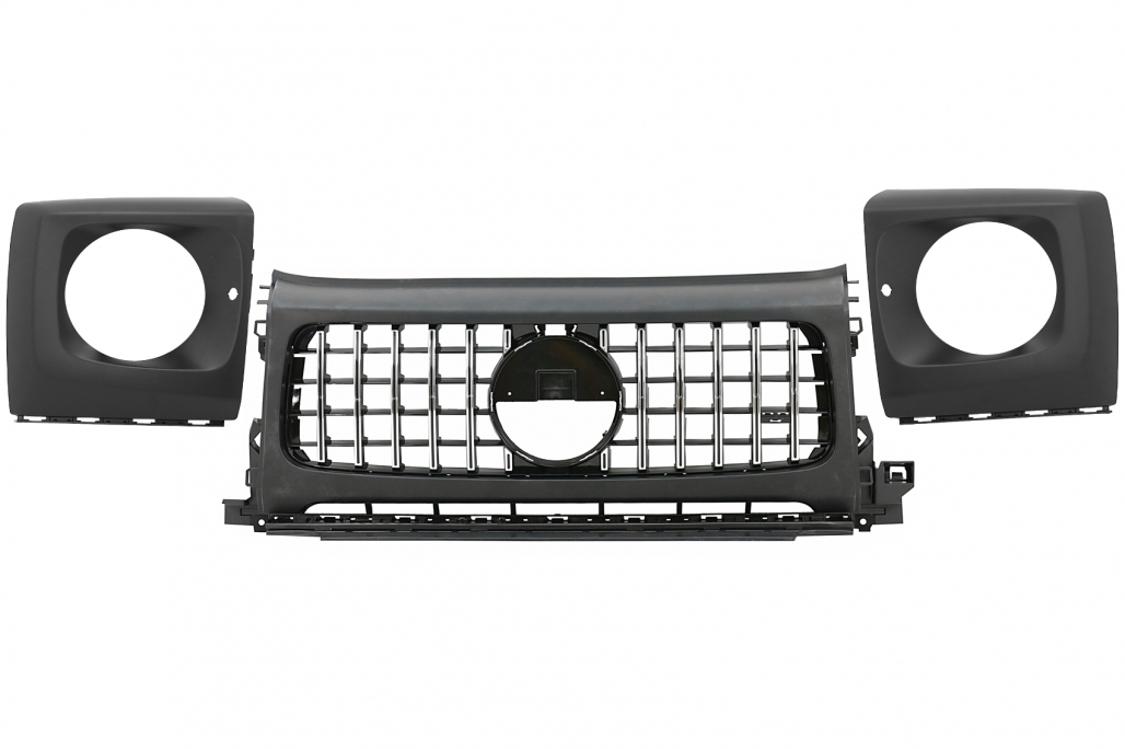 Mercedes G-Klasse W463 2018- G63 AMG Grill Chroom/Zwart