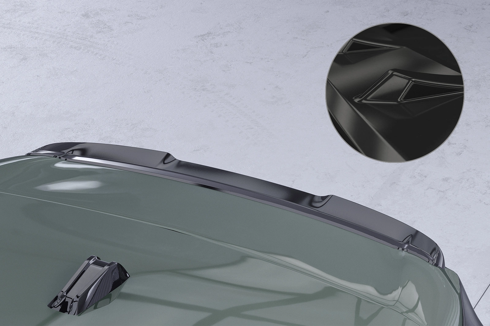 Achterspoiler Mini Countryman III (U25) glans zwart