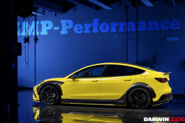 Tesla Model 3 IMPII Style Deels Carbon Fiber Full Body Kit 2021+