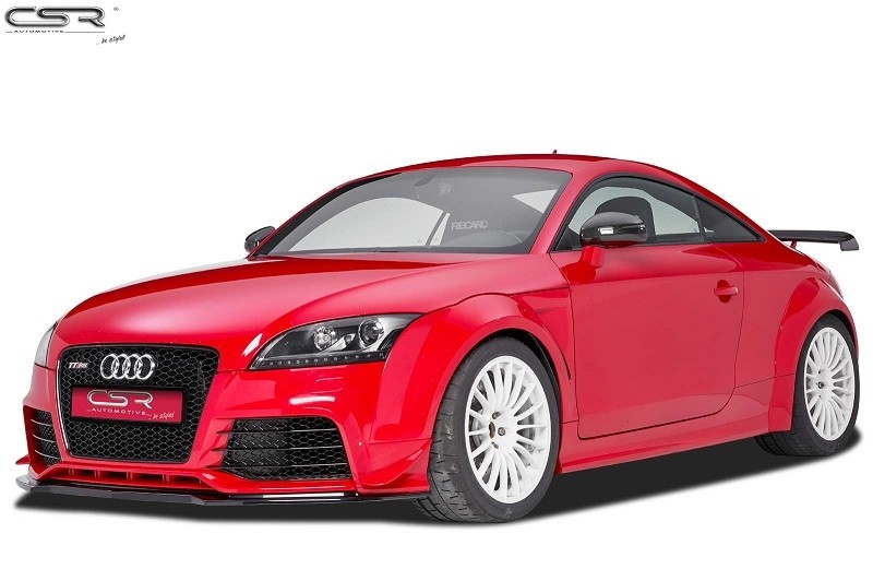 Cupspoilerlip Audi TT RS 8J zwart glans
