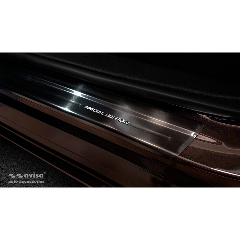 Zwart RVS Instaplijsten  Nissan Juke II 2019- 'Special Edition' - 4-delig