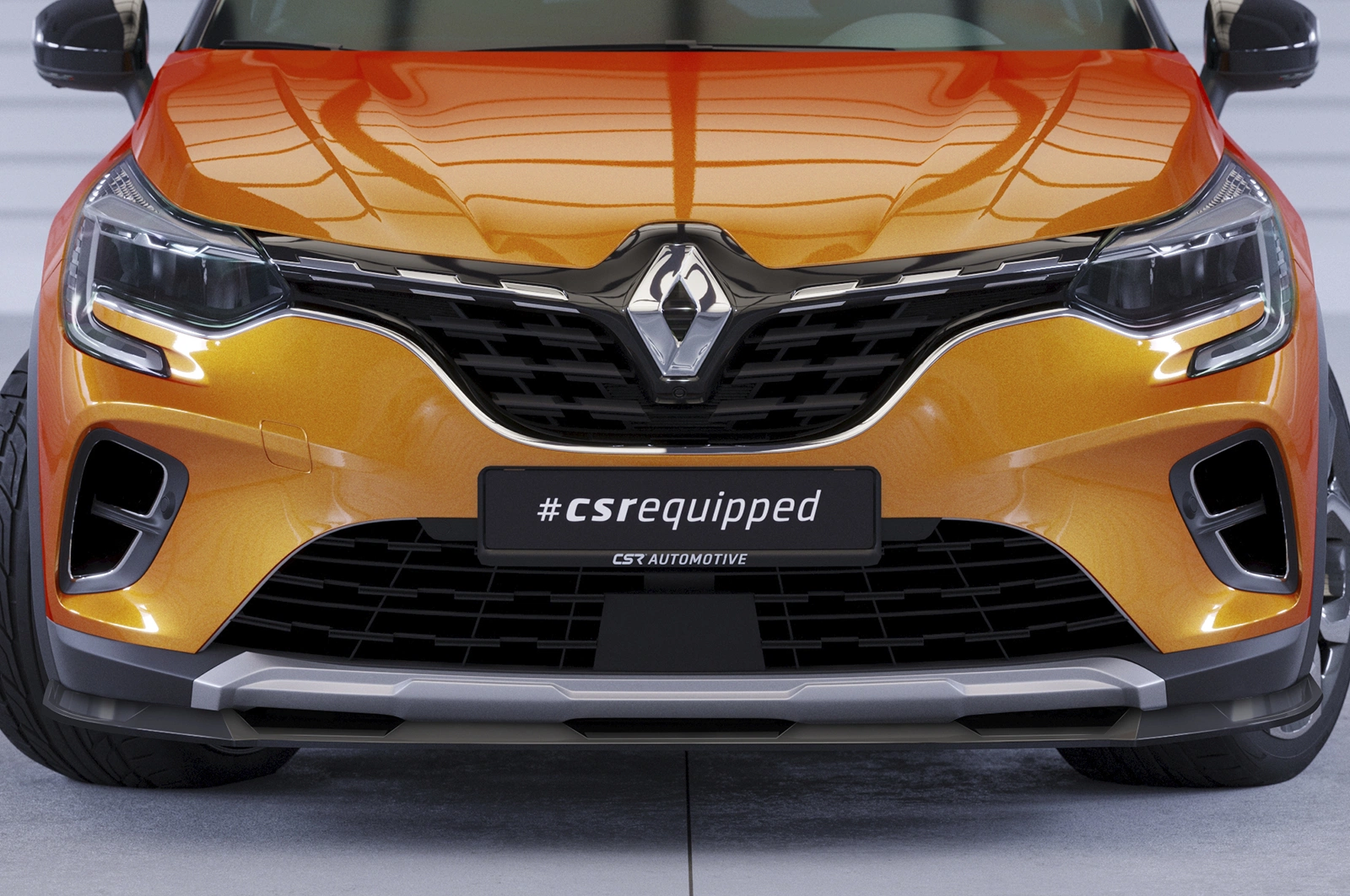 Voorspoiler Renault Captur 2 glans zwart