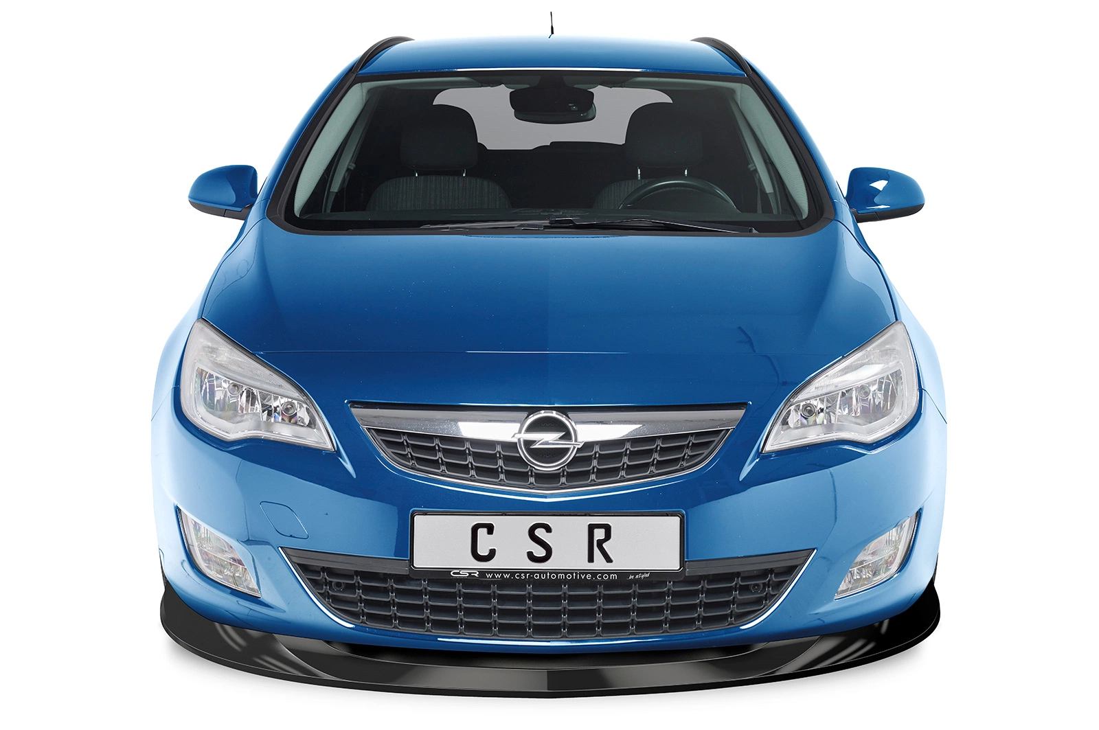 Voorspoiler Opel Astra J glans zwart – 2009–09/2012
