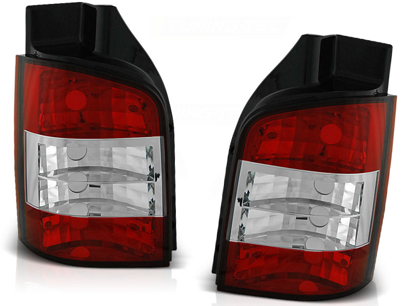 Luces traseras VW Bus T5 rojo/blanco claro