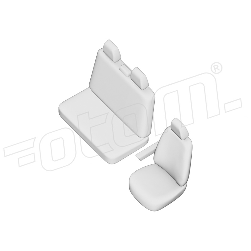 Original Design Stoffen Stoelhoezenset 2+1  Peugeot Boxer 2020- (armsteun aan bestuurdersstoel)