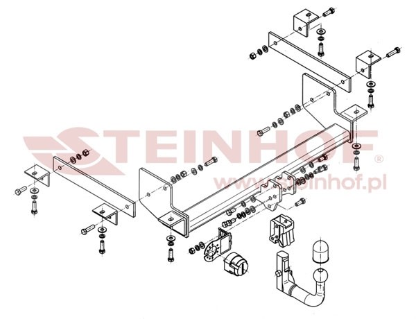Trekhaak Opel Movano Van, Minibus excl. Step (voorwielaandrijvin