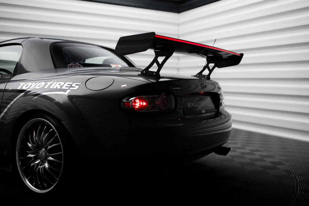 Carbon Spoiler + Led Mazda Mx5 Hardtop NC(Mk3)