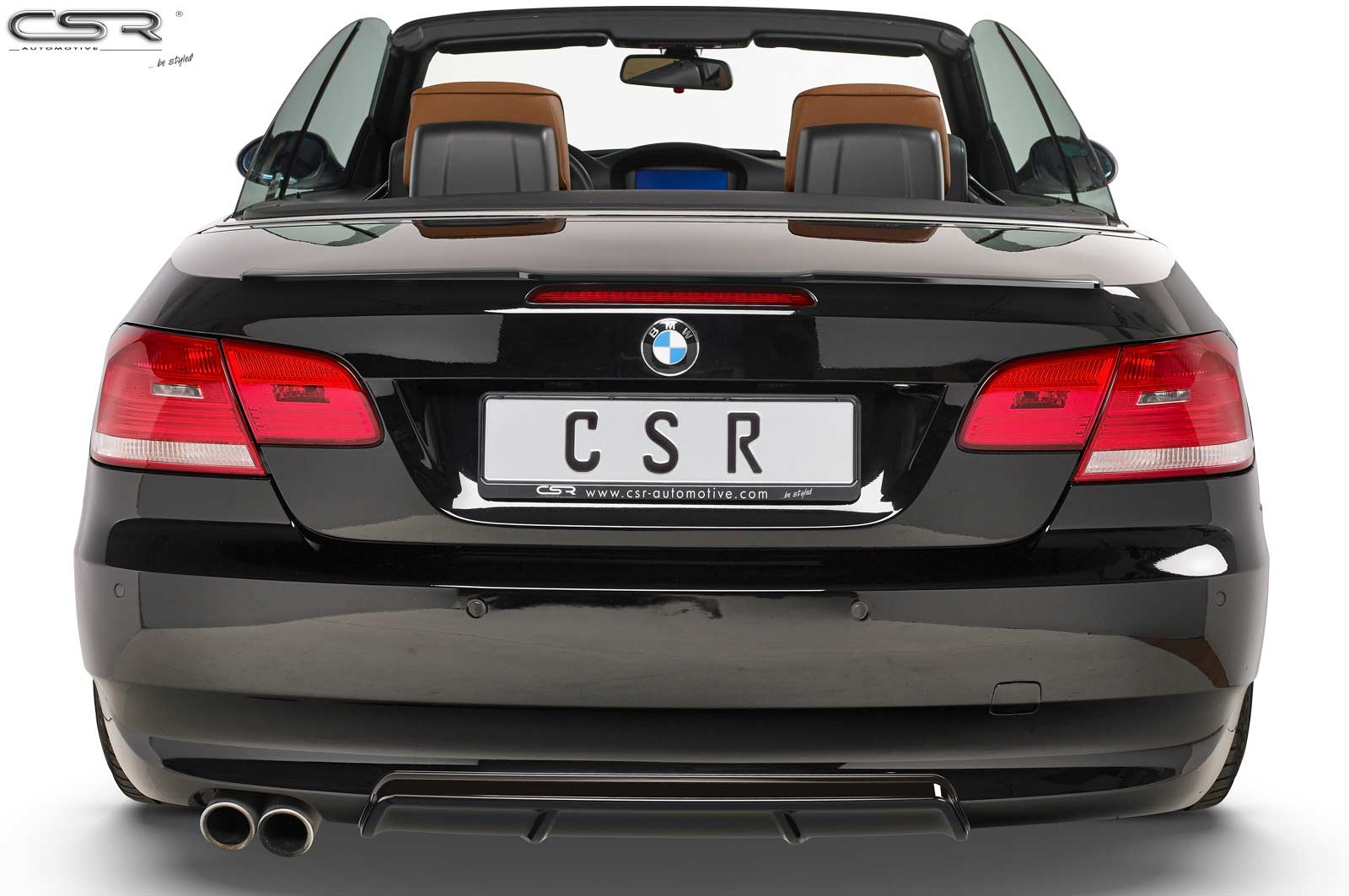 Achterspoiler BMW 3‑Serie E93 Cabriolet (2005–2013) Glans Zwart – CSR Automotive