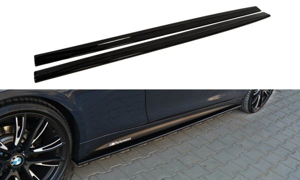 Zijskirts Diffusor BMW 4 Serie F32 M-Pack Gloss Black