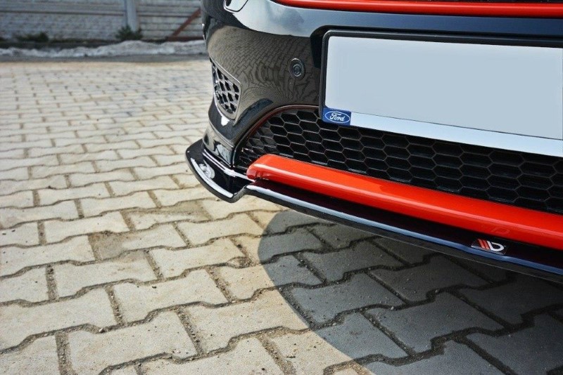 Voorspoiler Ford Focus ST-Line Mk3 FL V.2 Glanzend Zwart