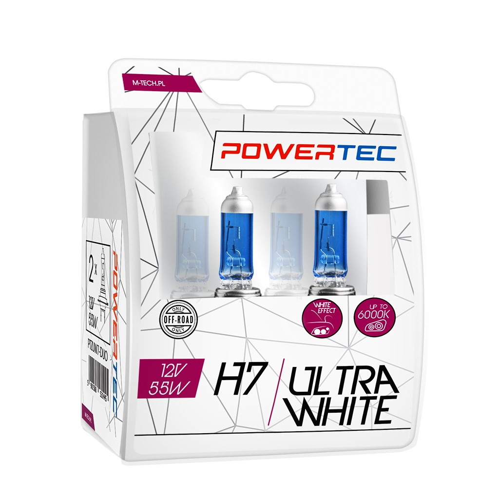 Mtech Powertec XenonBlue H7 lampen 12V DUO