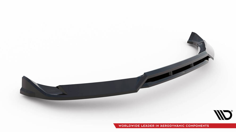 Voorspoiler BMW XM G09 Maxton Glans Zwart V.1