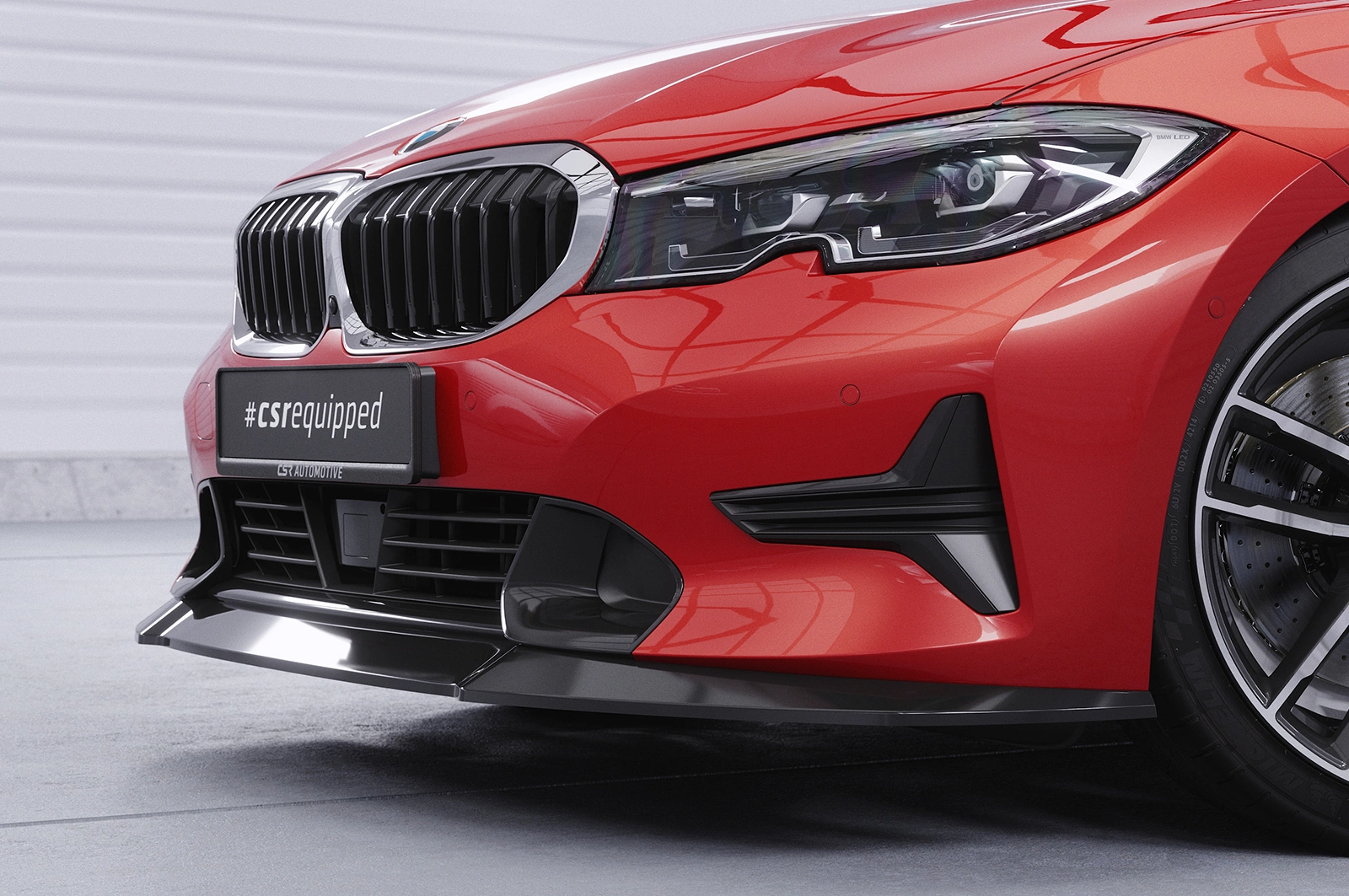 Voorspoiler BMW 3er (G20/G21) Limousine en Touring Glans Zwart – CSR Automotive
