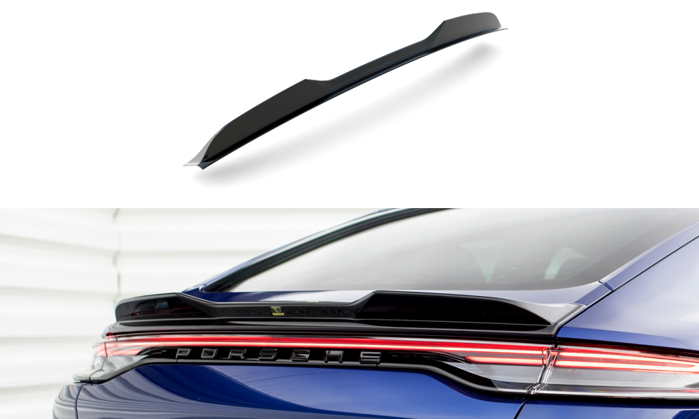 Spoiler Porsche Panamera E-Hybrid 971 Facelift  2020 - Maxton Glans Zwart