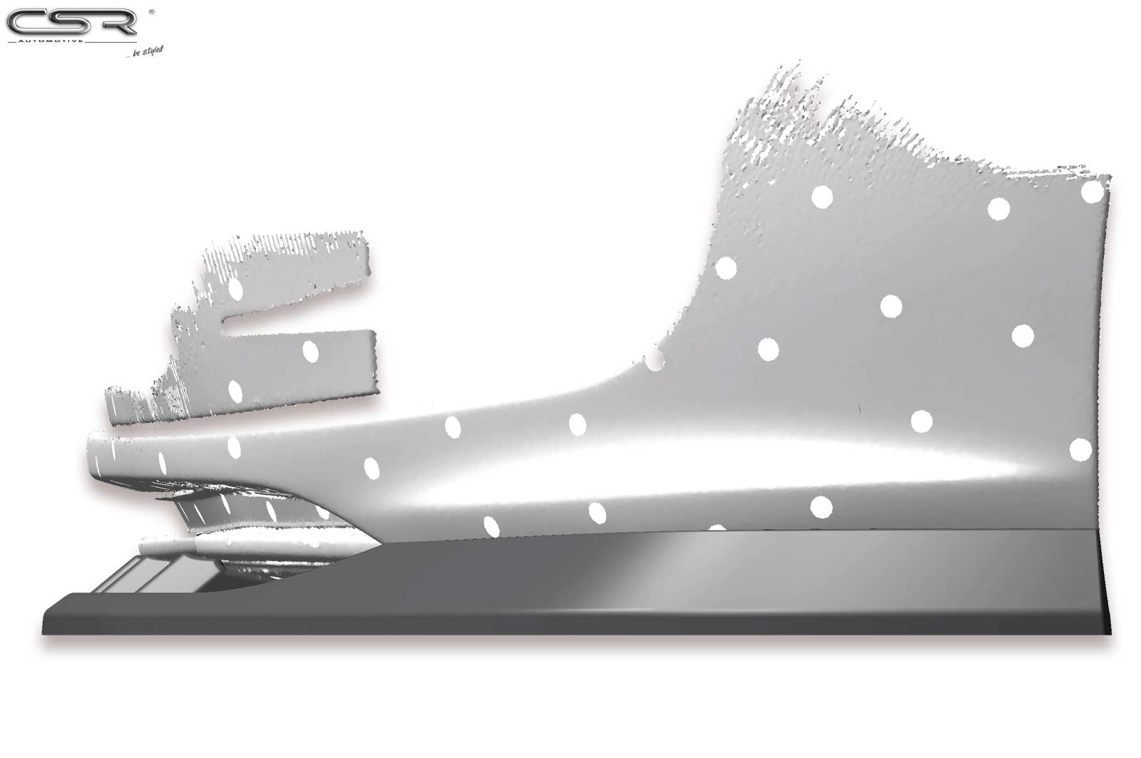 Voorspoiler VW Golf 6 GTI Edition 35 Glans Zwart – 05/2011–11/2012