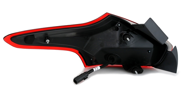Taillights Ford Focus III 5 door 2011- LED red/Smoke