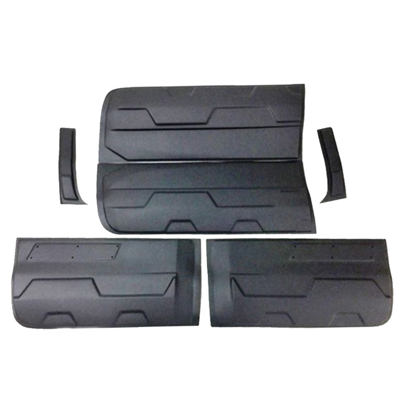 Deurpanelen  Ford Ranger T6/T7/T8 2012-2022 (Jumbo) - Matzwart