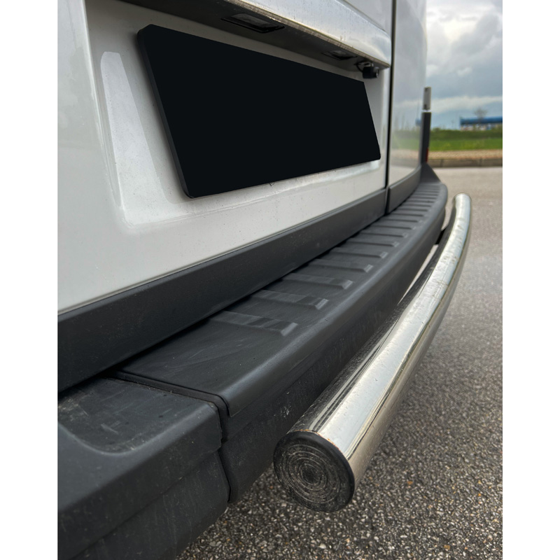 Achterbumper beschermlijst  Volkswagen Crafter MK2 2016- & MAN TGE MK1 PreFacelift 2016- - Matzwart