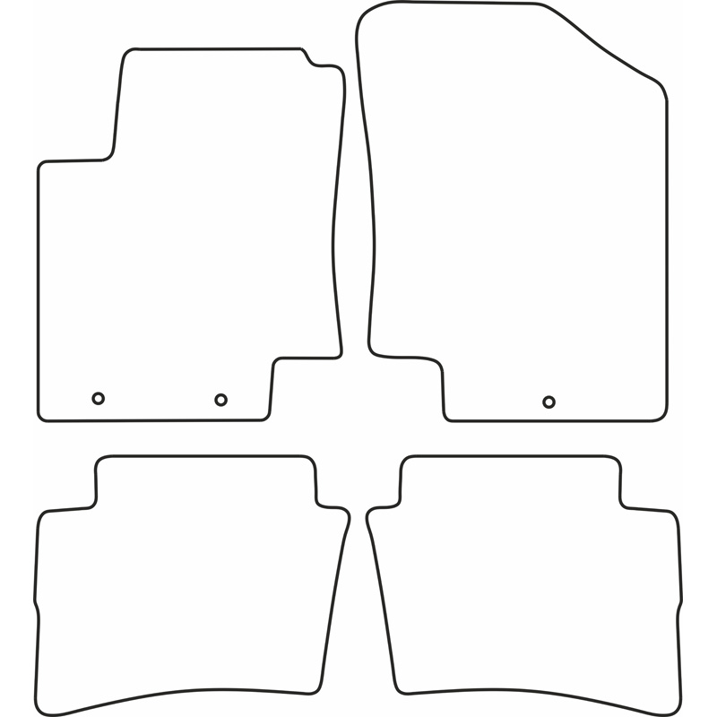 Automatten Hyundai i20 09-