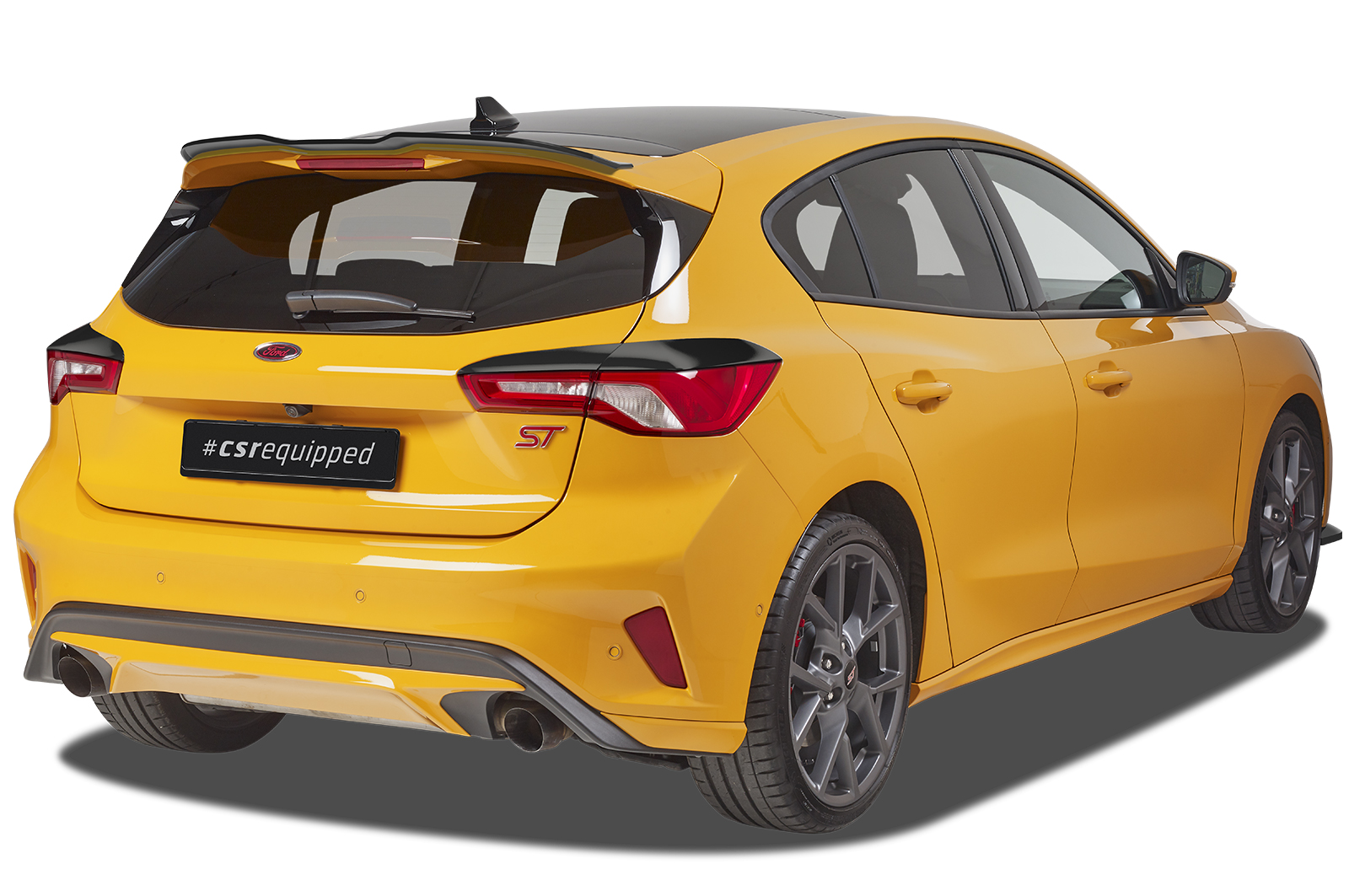 Achterlichtspoiler Ford Focus MK4 Hatchback CSR Glans Zwart