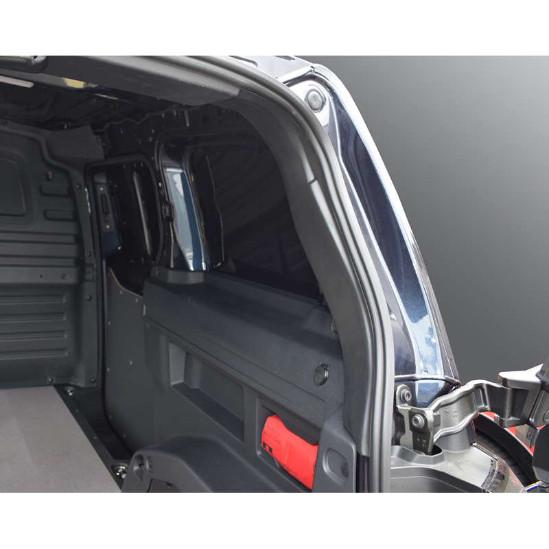RGM Bescherming voor de binnenkant van de achterste deurlijst voor Volkswagen ID.Buzz Cargo 2022- - Zwart (ABS)