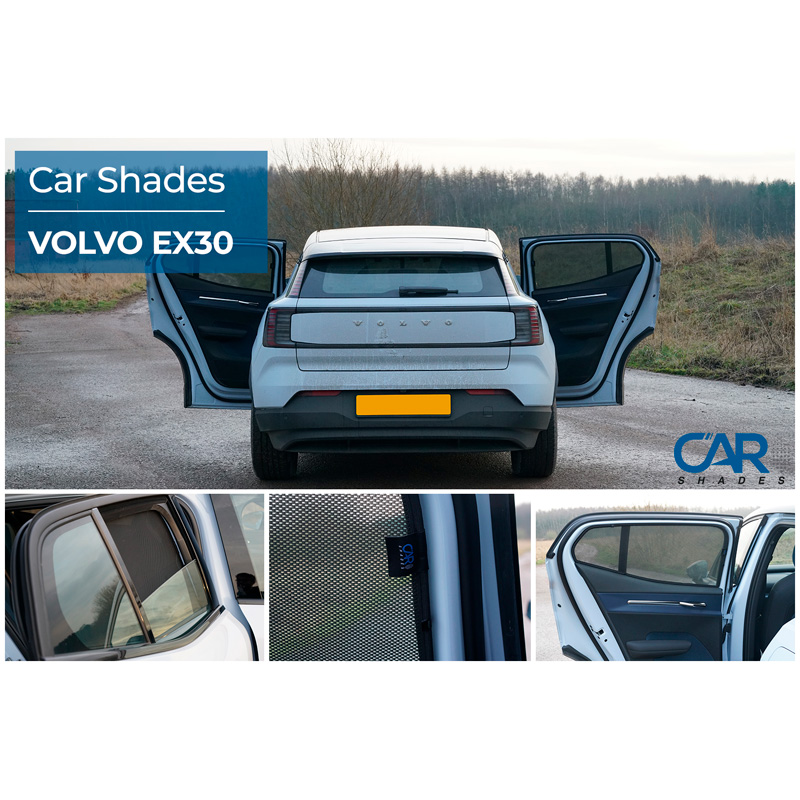 Set Car Shades (achterportieren)  Volvo EX30 2023- (2-delig)