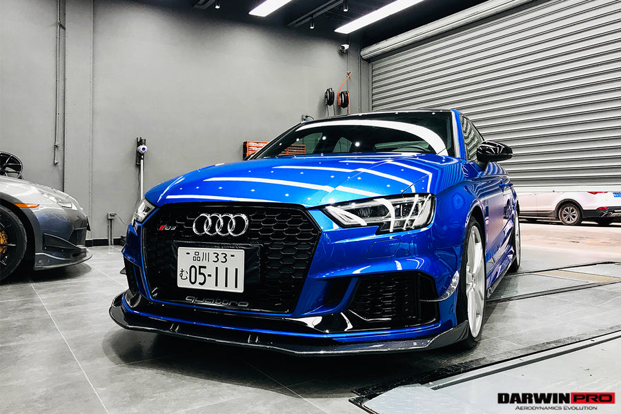 Audi RS3 BKSS Style Carbon Fiber Voorspoiler 2019-2020