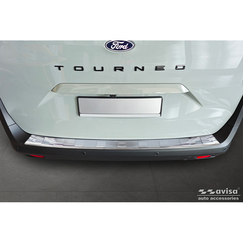 RVS Achterbumperprotector  Ford Tourneo Courier II / Transit Courier II 2023- 'Ribs'