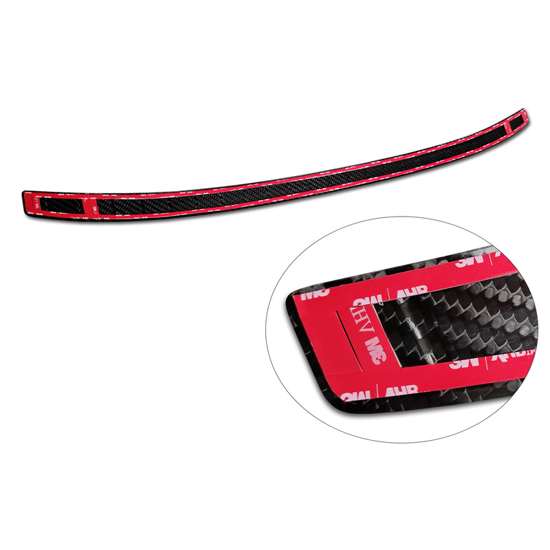 Echt 3D Carbon Achterbumperprotector  Volkswagen Taigo 2021- 'Ribs'
