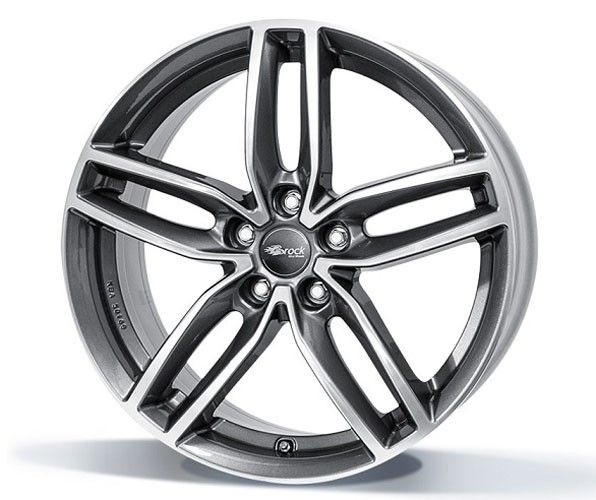 RC Design RC29 8x19 5x112 ET49 himalaya-grey front gepolijst Vel