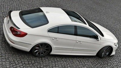 Zijskirts VW Passat CC R36 R Line Glans Zwart