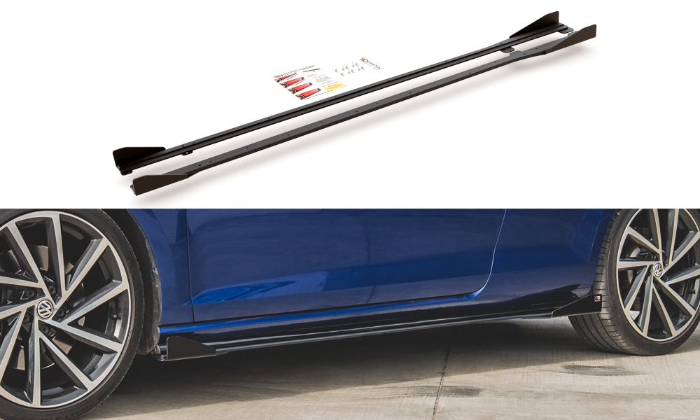 Race zijskirts Golf 7 R/R-Line Facelift