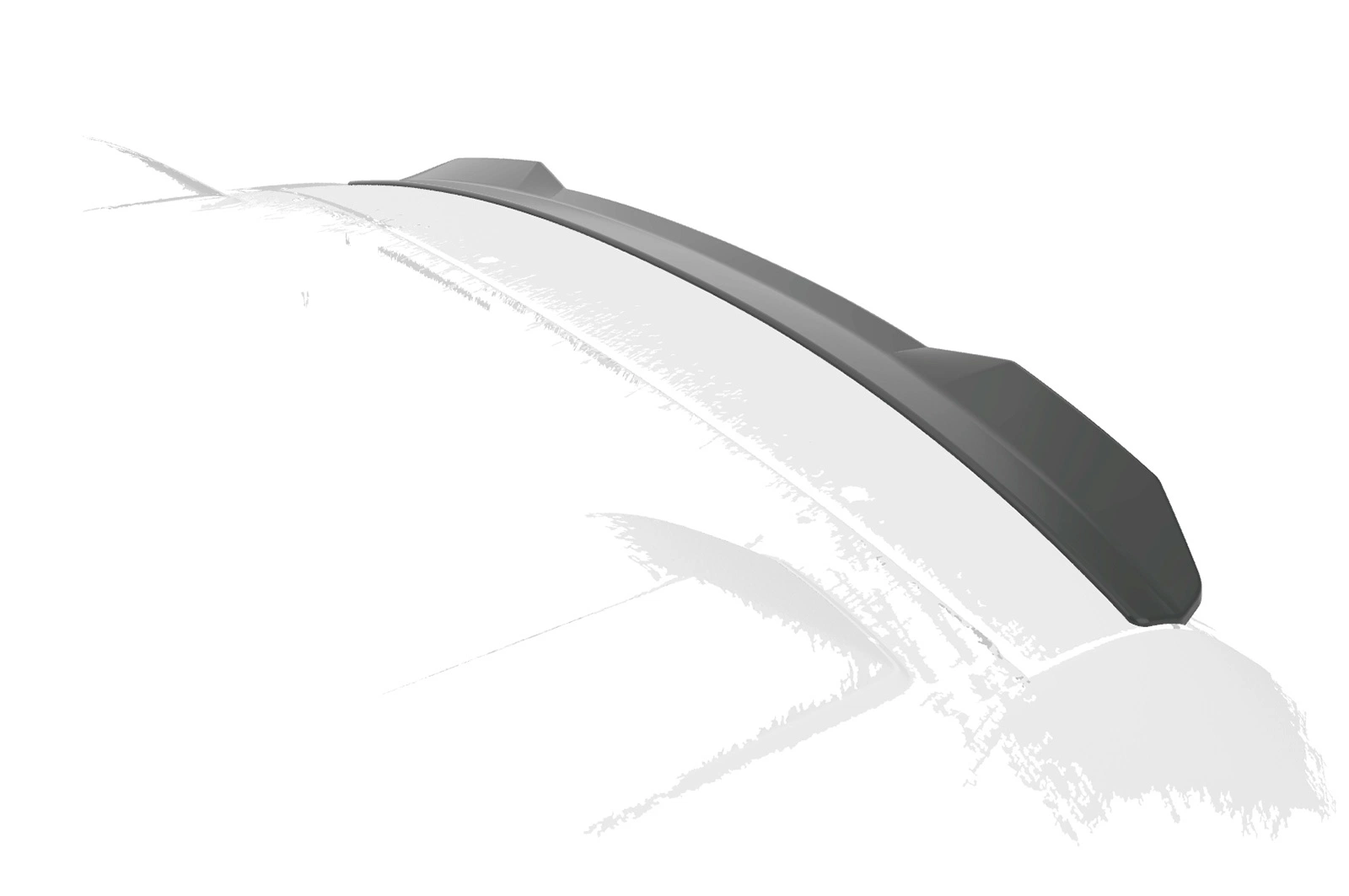 Achterspoiler Dacia Duster (1e Gen) Glans Zwart van CSR Automotive (2010-2018)