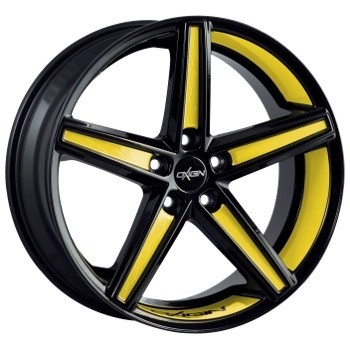 Velgen Oxigin 18 Concave gelb foliert 8.5x18 inch 5x120 ET35
