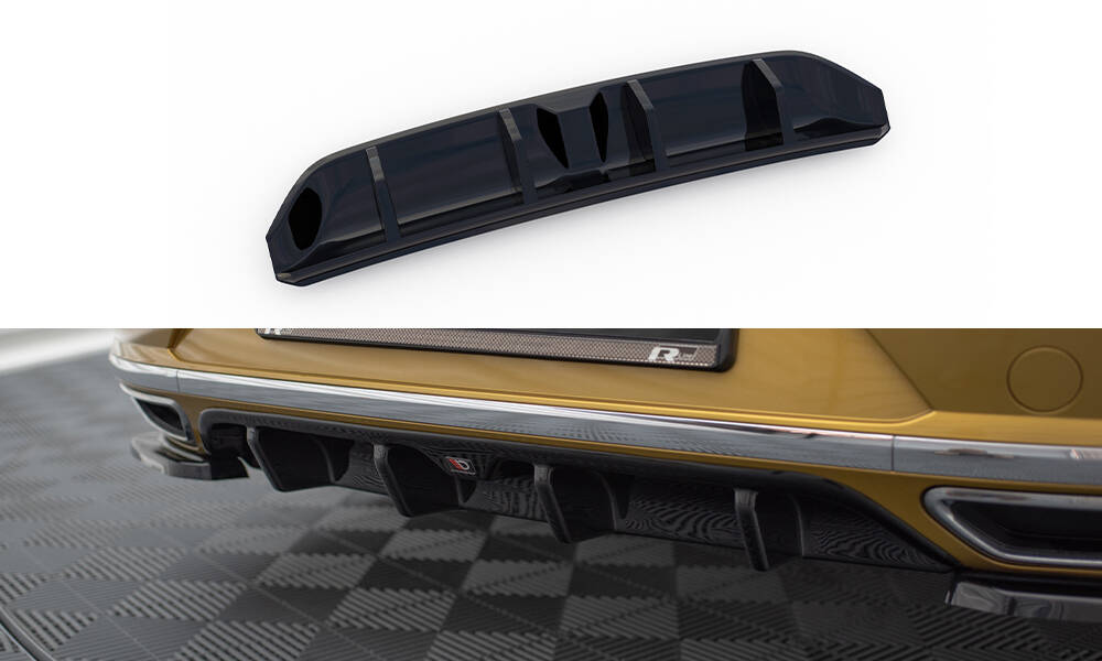 Diffuser Volkswagen Arteon Maxton Zwart Glans