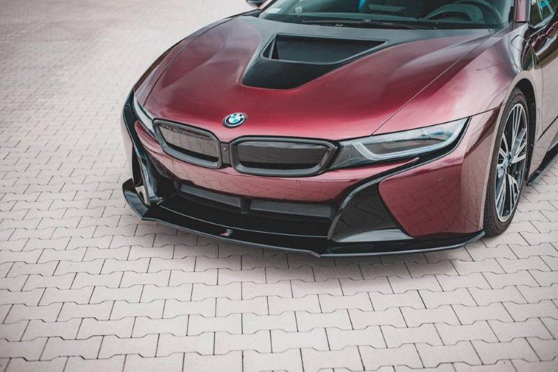 Voorspoiler BMW I8 Glanzend Zwart