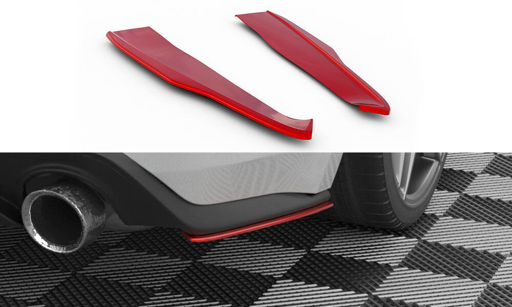 Zij Diffusors Ford Mustang Mk. 6 Facelift Glanzend Rood