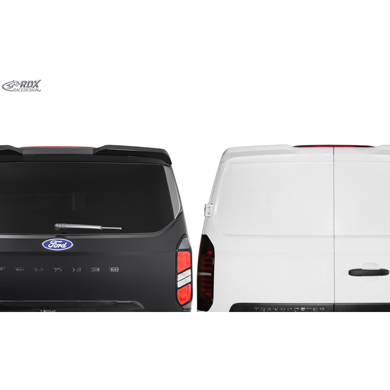 Dakspoiler  Ford Transit Custom / Tourneo Custom 2023- & Volkswagen Transporter / Caravelle T7 2024- (met achterdeuren & achterklep) (PUR-IHS)