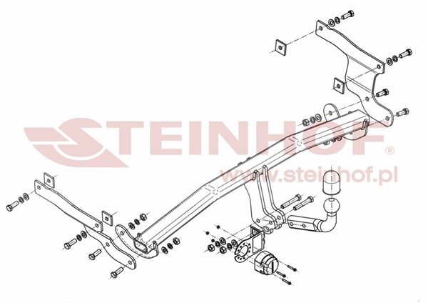 Trekhaak Mazda 3 5D (BM) 2013-....