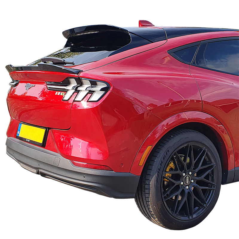 Dakspoiler  Ford Mustang Mach-E 2020- 'M4' (Glanzend Zwart ABS)