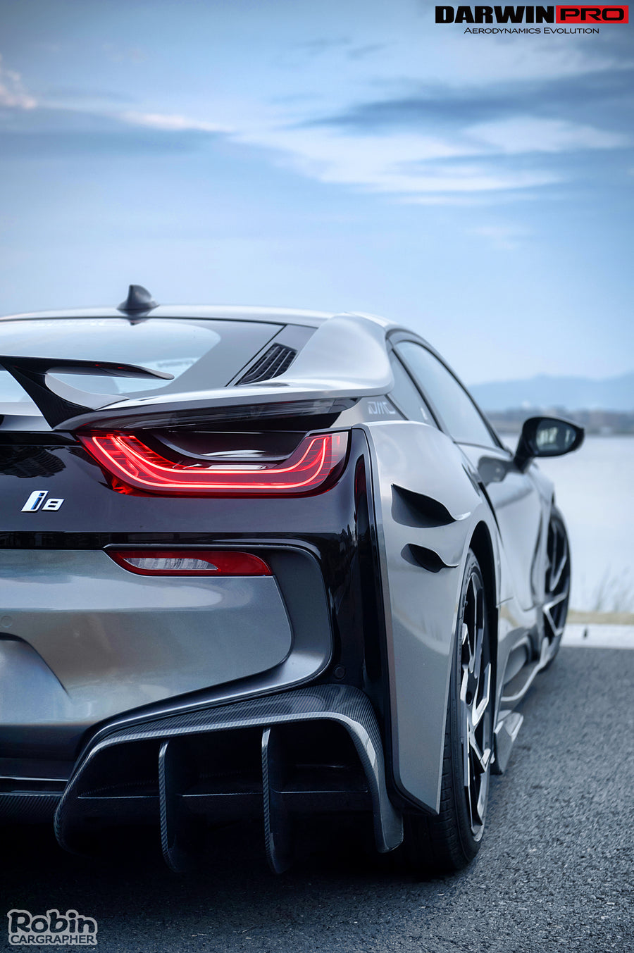 BMW i8 BZK Carbon Fiber Rear Canards 2014-2018