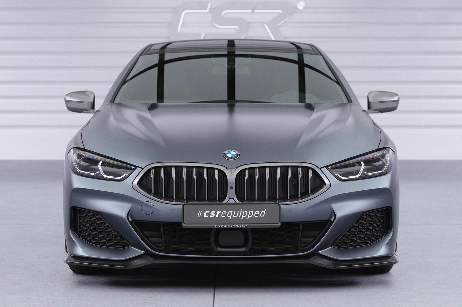 Voorspoiler BMW 8er G14, G15, G16 Glans Zwart (2019 - heden)