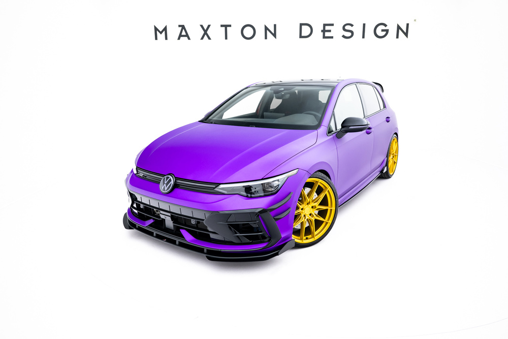 Street Pro Voorspoiler + Flaps Volkswagen Golf R Mk8 Facelift