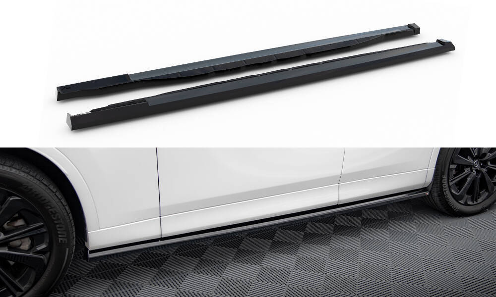 Zijskirts Mazda CX-60 Maxton Glans Zwart