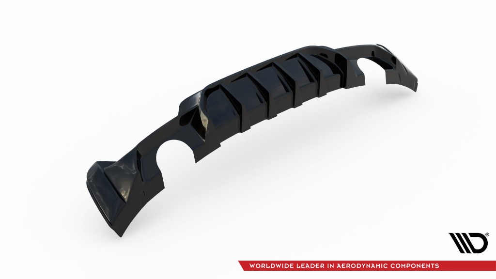 Diffusor BMW 4 Serie F32 F36 M-Pack Glanzend Zwart