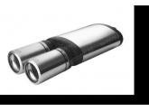 Sport-Eindemper 2x100mm Universeel RVS Ulter-Sport