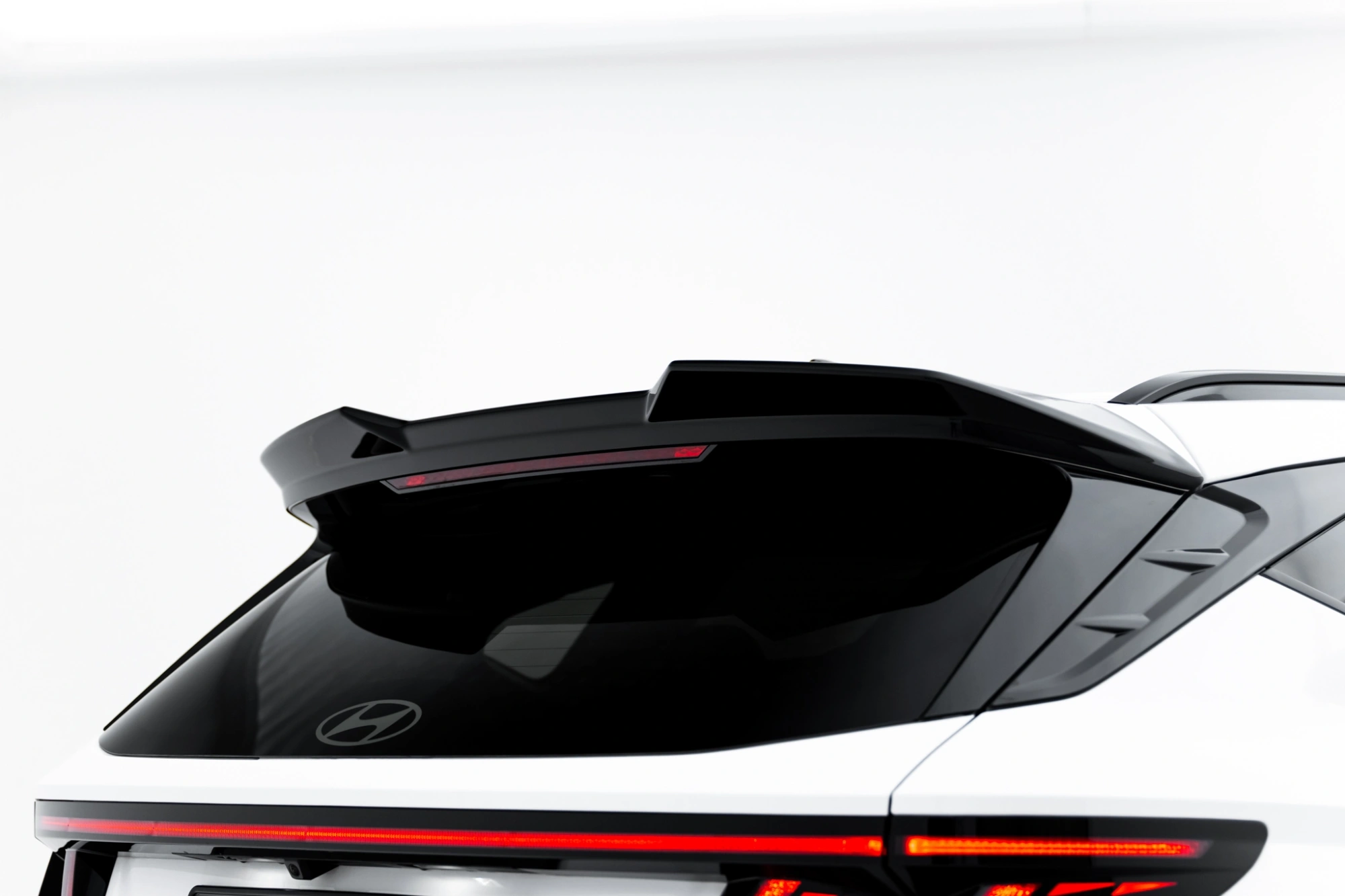 Spoiler Cap 3d Hyundai Tucson N-line Mk4 (ook Facelift) Glans Zwart