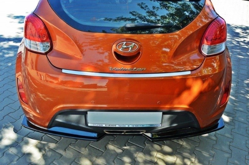 Achterspoiler Hyundai Veloster Glanzend Zwart