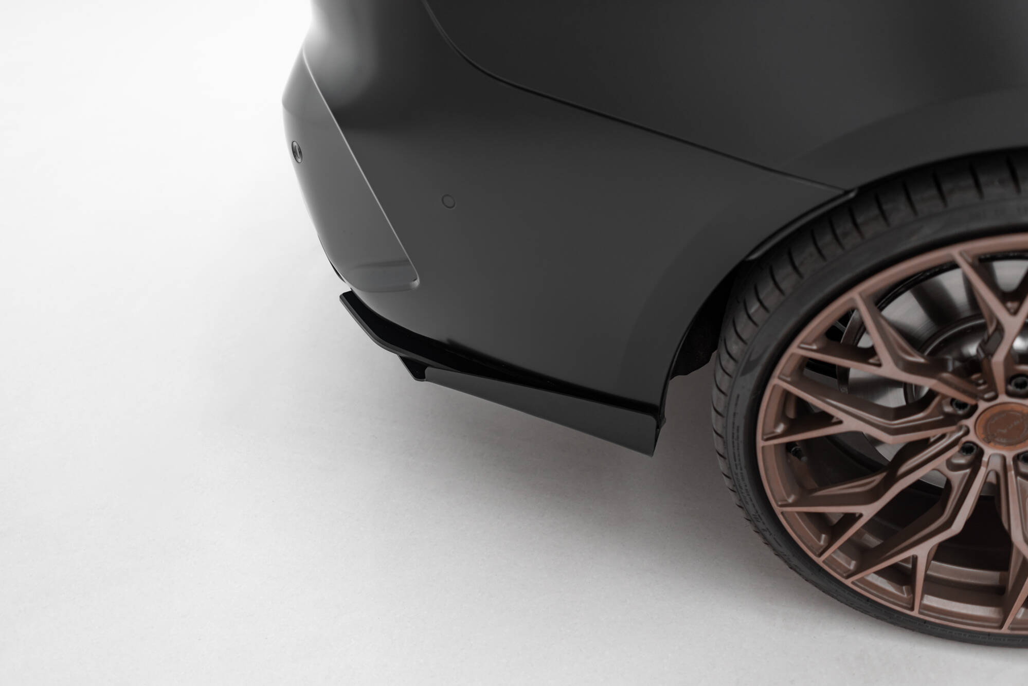 Street Pro Achterzij spoilers + Flaps BMW M440i G22 / G23 Maxton Glanzend zwart