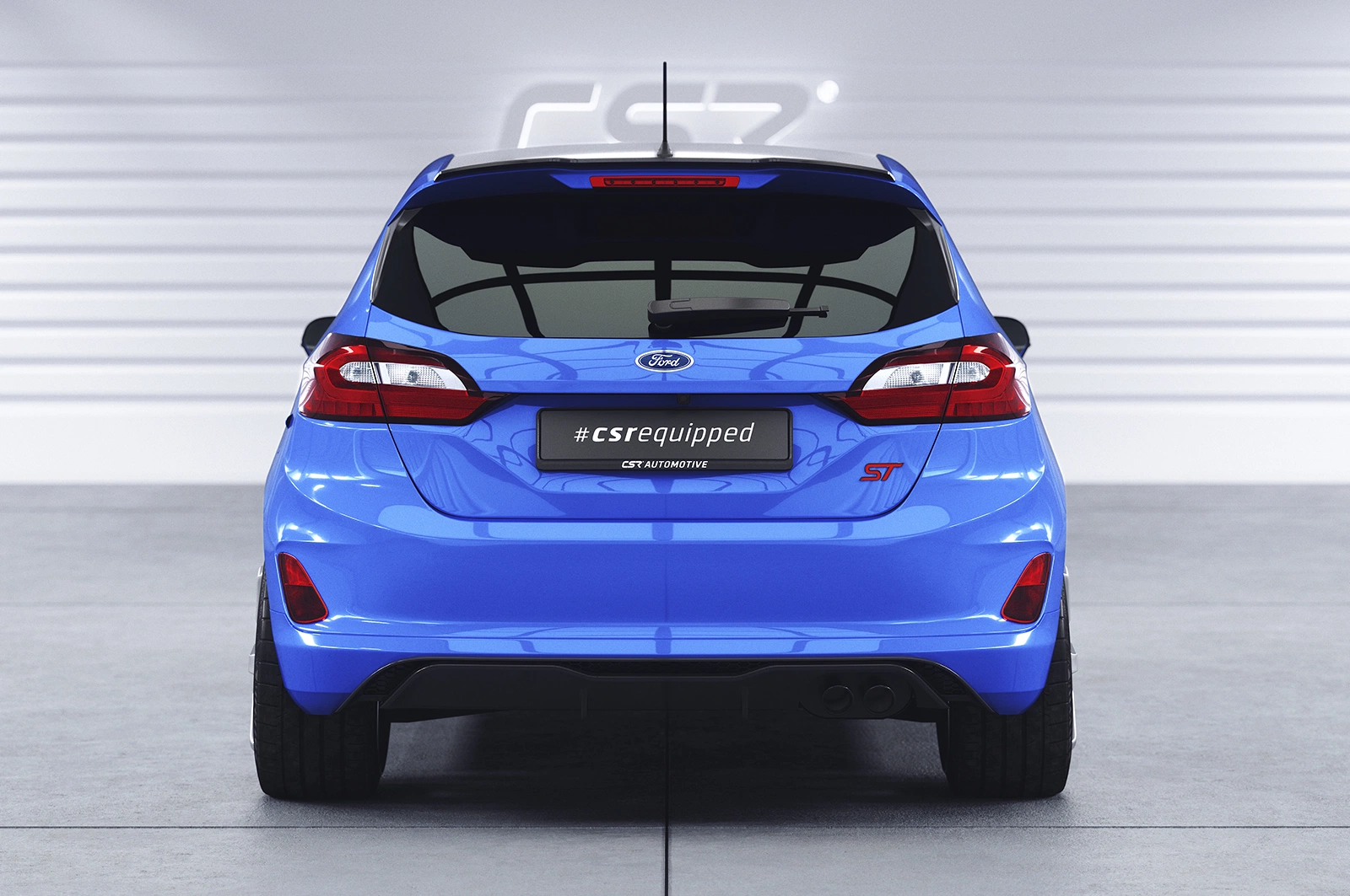 Achterspoiler Ford Fiesta MK8 ST/ST-Line Glans Zwart van CSR Automotive (2017-)